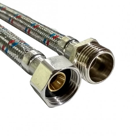 ZERIX шланг 1/2'' ГШ-080 см нержавейка
